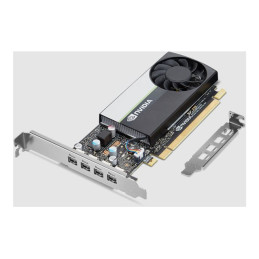 Carte graphique - T400E - 4 Go GDDR6 - PCIe 3.0 x16 - 4 x Mini DisplayPort - boîtier marron (4X61S79336)_1