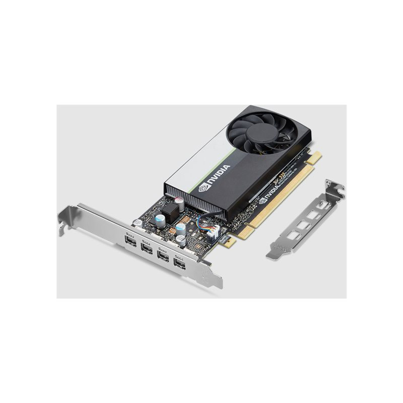 Carte graphique - T400E - 4 Go GDDR6 - PCIe 3.0 x16 - 4 x Mini DisplayPort - boîtier marron (4X61S79336)_1