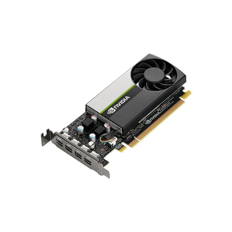NVIDIA T1000 - Carte graphique - T1000 - 8 Go GDDR6 - PCIe 3.0 x16 profil bas - 4 x Mini Displ... (VCNT1000-8GB-PB)_1