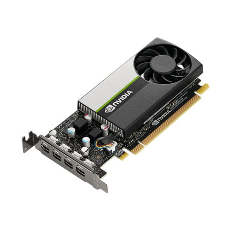 NVIDIA T1000 - Carte graphique - T1000 - 8 Go GDDR6 - PCIe 3.0 x16 profil bas - 4 x Mini Displ... (VCNT1000-8GB-PB)_1
