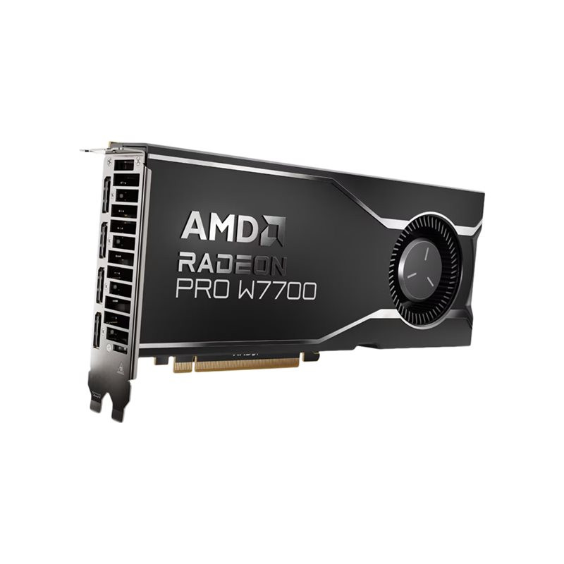 AMD Radeon Pro W7700 - Carte graphique - Radeon Pro W7700 - 16 Go GDDR6 - PCIe 4.0 x16 - 4 x Dis... (100-300000006)_1