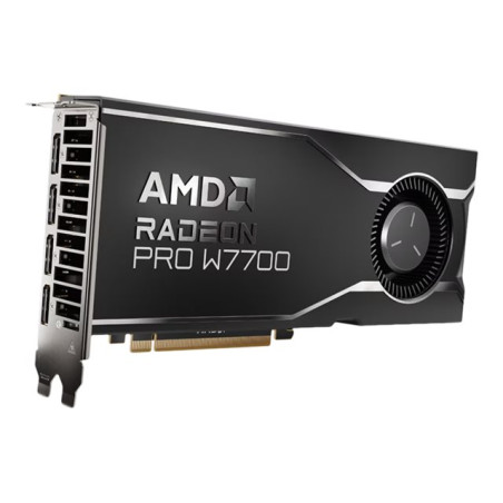 AMD Radeon Pro W7700 - Carte graphique - Radeon Pro W7700 - 16 Go GDDR6 - PCIe 4.0 x16 - 4 x Dis... (100-300000006)_1