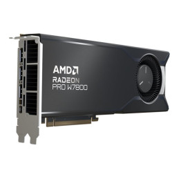 AMD Radeon Pro W7800 - Carte graphique - Radeon Pro W7800 - 32 Go GDDR6 - PCIe 4.0 x16 - 3 x Dis... (100-300000075)_1