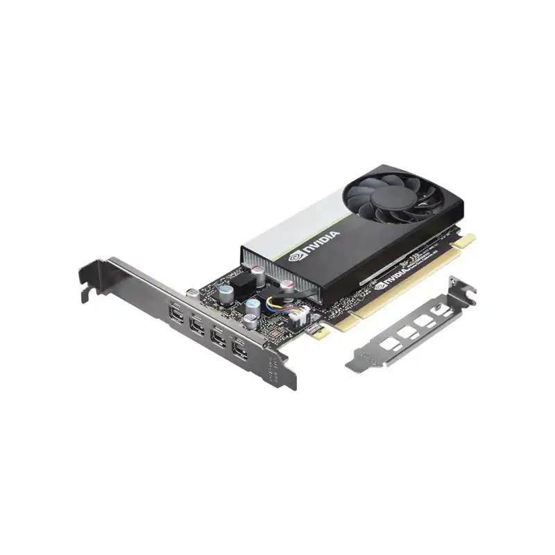 NVIDIA T1000 - Carte graphique - T1000 - 8 Go GDDR6 - PCIe 3.0 x16 - 4 x Mini DisplayPort - boîtier... (4X61J52233)_1