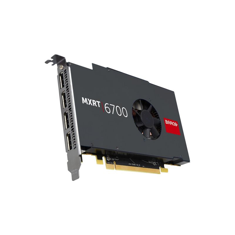 Barco MXRT-6700 - Carte graphique - 8 Go GDDR5 - PCIe 3.0 x16 - 4 x DisplayPort (K9306047)_1