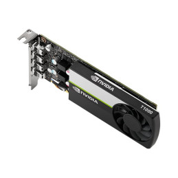 NVIDIA T1000 - Carte graphique - T1000 - 4 Go GDDR6 - PCIe 3.0 x16 profil bas - 4 x Mini DisplayPort (VCNT1000-PB)_3