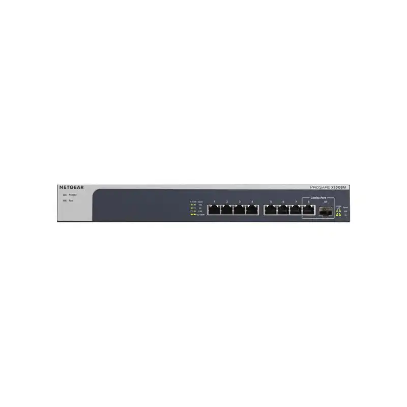Switch non manageable ProSAFE XS508M7 ports 100Mb, 1, 2.5, 5 ou 10 Go + 1 port SFP+ Go - 10 GoBo... (XS508M-100EUS)_1