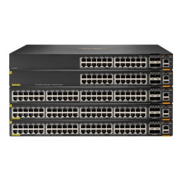 HPE Aruba 6200M 24G Class4 PoE 4SFP+ - Commutateur - C3 - Géré - 24 x 10 - 100 - 1000 (PoE+) + 4 x 1 Gi... (R8Q68A)_1