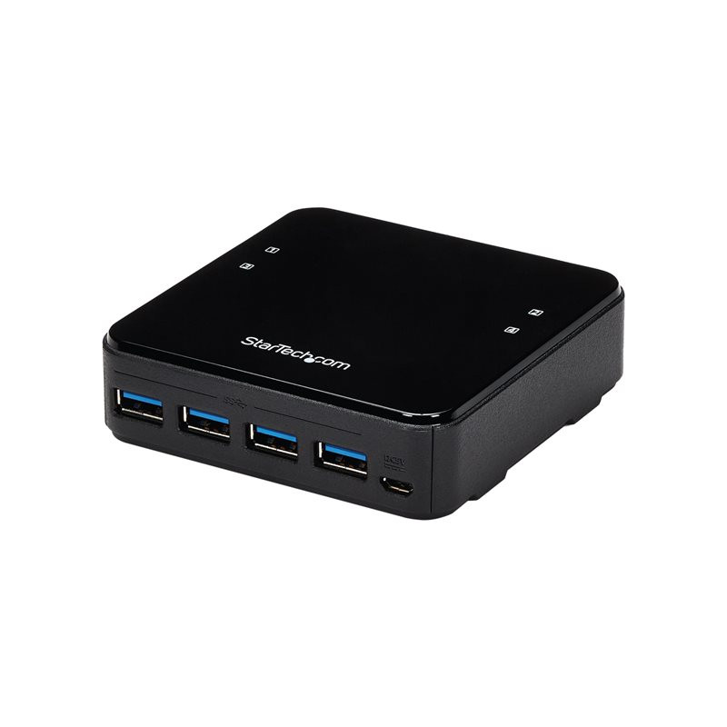 StarTech.com Switch de partage de périphériques USB 3.0 avec 4 entrées - 4 sorties - Alimentation p... (HBS304A24A)_1
