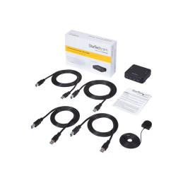 StarTech.com Switch de partage de périphériques USB 3.0 avec 4 entrées - 4 sorties - Alimentation p... (HBS304A24A)_5