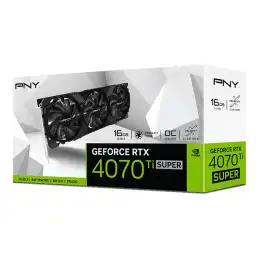 PNY GeForce RTX 4070 Ti SUPER 16GB - VERTO Overclocked Edition - carte graphique - GeForce RTX ... (VCG4070TS16TFXPB1-O)_8