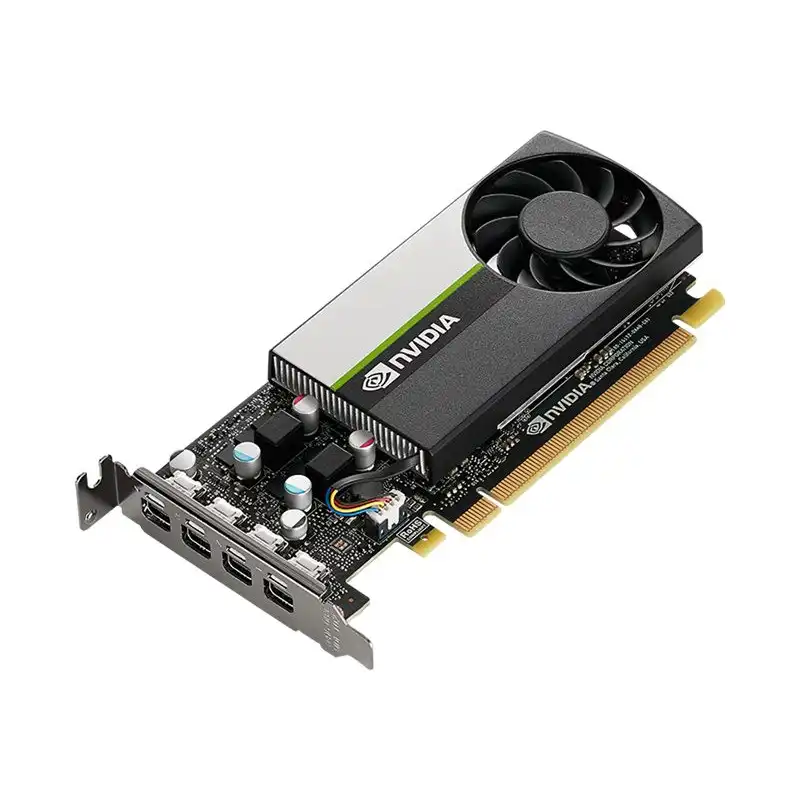 NVIDIA T1000 - Carte graphique - T1000 - 8 Go GDDR6 - PCIe 3.0 x16 profil bas - 4 x Mini DisplayPort (VCNT1000-8GB-PB)_1