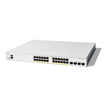 Cisco Catalyst 1200-24FP-4X - Commutateur - C3 - intelligent - 24 x 10 - 100 - 1000 (PoE+) + 4 x... (C1200-24FP-4X)_1