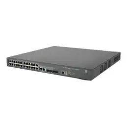 HPE 3600-24-PoE+ v2 EI - Commutateur - C3 - Géré - 24 x 10 - 100 (PoE+) + 4 x Gigabit SFP + 2 x combiné... (JG301C)_1