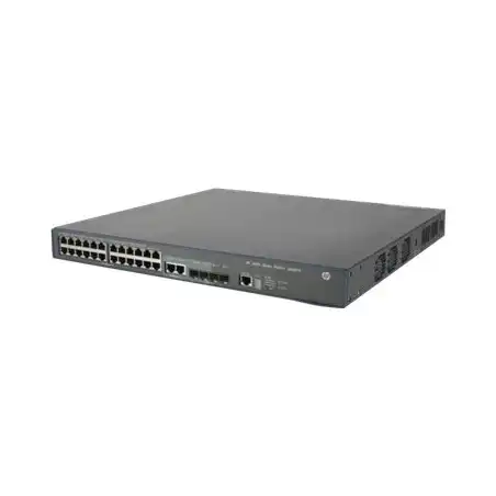 HPE 3600-24-PoE+ v2 EI - Commutateur - C3 - Géré - 24 x 10 - 100 (PoE+) + 4 x Gigabit SFP + 2 x combiné... (JG301C)_1
