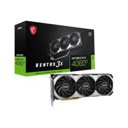 MSI GeForce RTX 4060 Ti VENTUS 3X 8G OC - Carte graphique - GeForce RTX 4060 Ti - 8 Go ... (RTX 4060 TI VENTUS 3X 8G OC)_3