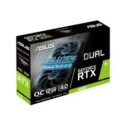 ASUS DUAL-RTX3060-O12G-V2 - OC Edition - carte graphique - GF RTX 3060 - 12 Go GDDR6 - PCIe 4.0 x16... (90YV0GB2-M0NA10)_11