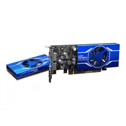 AMD Radeon Pro W6400 - Carte graphique - RDNA 2 - 4 Go GDDR6 - PCIe 4.0 x4 - 2 x DisplayPort (100-506189)_2