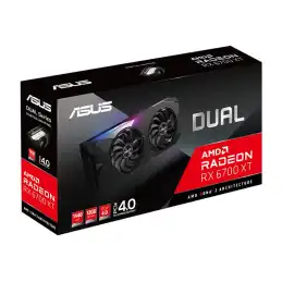 ASUS DUAL-RX6700XT-12G - Carte graphique - Radeon RX 6700 XT - 12 Go GDDR6 - PCIe 4.0 - HDMI, 3 x D... (90YV0G82-M0NA00)_9