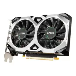 MSI GeForce GTX 1650 D6 VENTUS XS - Carte graphique - GF GTX 1650 - 4 Go GDDR6 - PCIe... (GEFORCE GTX 1650 D6 VENTUS XS)_1