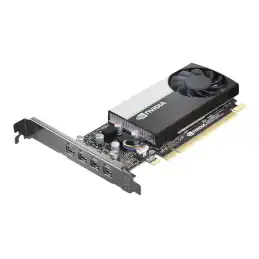 NVIDIA T1000 - Carte graphique - T1000 - 4 Go GDDR6 - PCIe 3.0 x16 - 4 x Mini DisplayPort - pour ThinkCe... (4X61E26088)_1