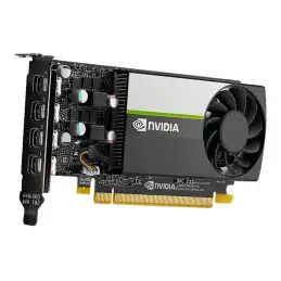 NVIDIA T1000 - Carte graphique - 8 Go GDDR6 - PCIe 3.0 x16 profil bas - 4 x Mini DisplayPort (VCNT1000-8GB-SB)_3