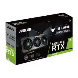 ASUS TUF-RTX3070-8G-V2-GAMING - Carte graphique - GF RTX 3070 - 8 Go GDDR6 - PCIe 4.0 - 2 x HDMI, 3... (90YV0FQJ-M0NA00)_9