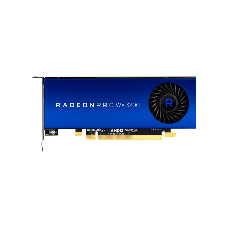 Carte graphique - Radeon Pro WX 3200 - 4 Go GDDR5 - PCIe 3.0 x16 profil bas - 4 x Mini DisplayPort (100-506115)_1