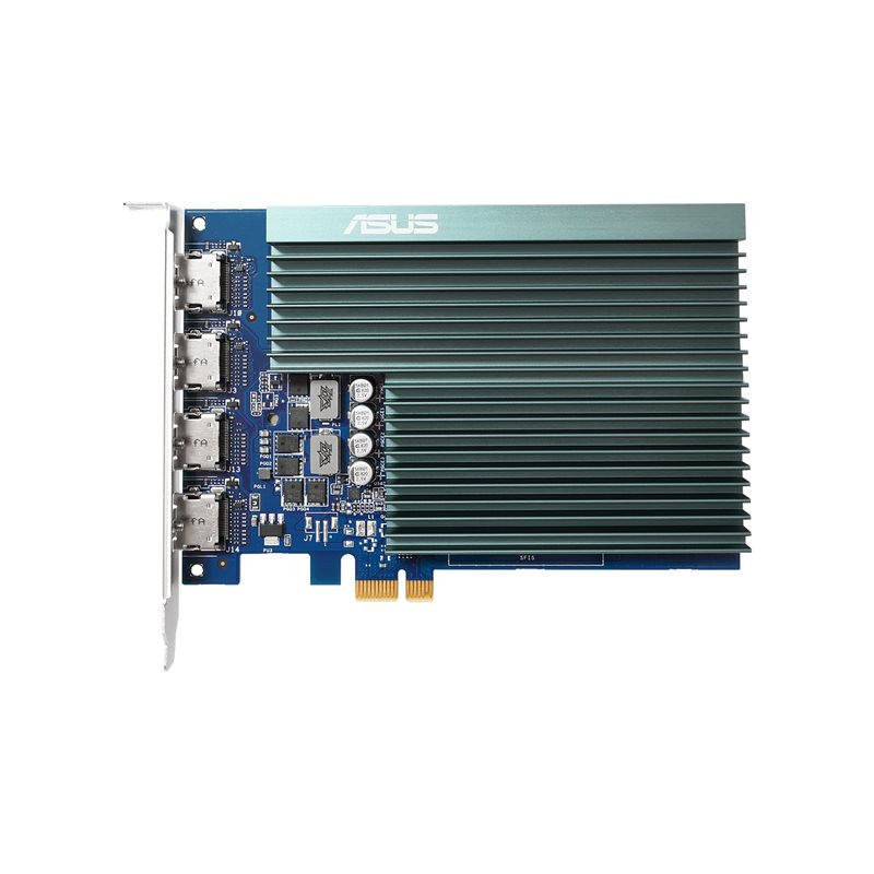 Carte graphique - GF GT 730 - 2 Go GDDR5 - PCIe 2.0 - 4 x HDMI - san ventilateur (90YV0H20-M0NA00)_1