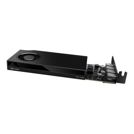 NVIDIA RTX A400 - Carte graphique - RTX A400 - 4 Go GDDR6 - PCIe 4.0 x8 - 4 x Mini DisplayP... (900-5G172-2260-000)_1