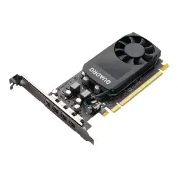 NVIDIA Quadro P1000 - Carte graphique - Quadro P1000 - 4 Go GDDR5 - PCIe 3.0 x16 profil bas - 4 x Min... (VCQP1000V2-PB)_4