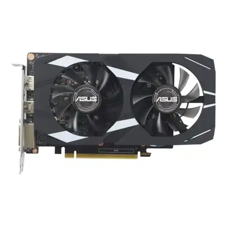 ASUS Dual GeForce GTX 1650 4GB EVO - OC Edition - carte graphique - GF GTX 1650 - 4 Go GDDR6 - PCIe... (90YV0EZD-M0NA00)_1