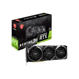 MSI GeForce RTX 3080 Ti VENTUS 3X 12G OC - Carte graphique - GF RTX 3080 Ti - 1... (GEFORCE RTX 3080 TI VENTUS 3X 12G O)_1