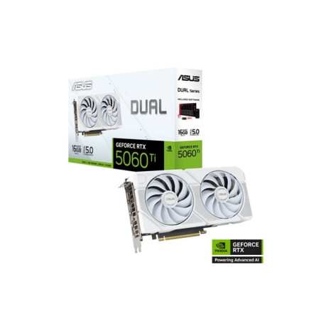 White Edition - carte graphique - GeForce RTX 5060 Ti - 16 Go GDDR7 - PCI Express 5.0 - 3 x Di... (90YV0MH7-M0NA00)_1