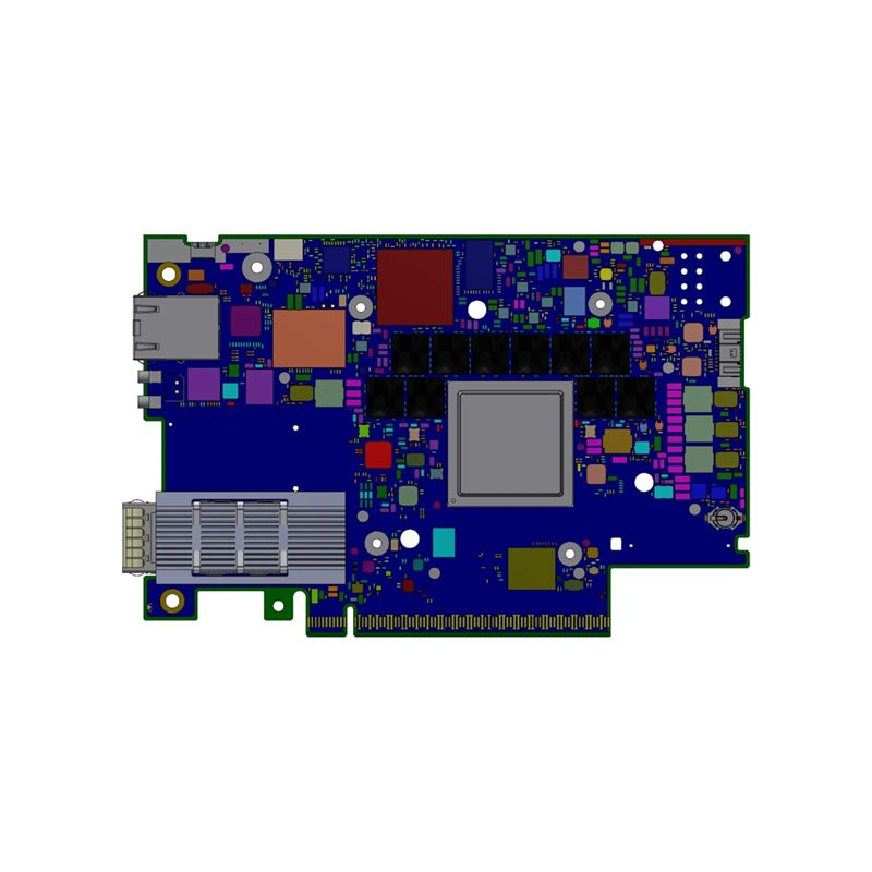 Adaptateur réseau - PCIe 5.0 x16 - 200 Gigabit QSFP112 x 2 (900-9D3C6-00SV-DA0)_1
