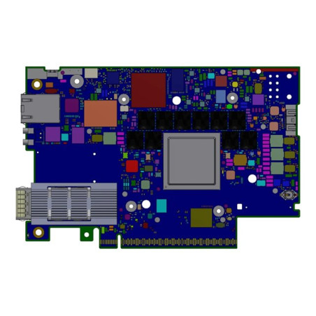 Adaptateur réseau - PCIe 5.0 x16 - 200 Gigabit QSFP112 x 2 (900-9D3C6-00SV-DA0)_1