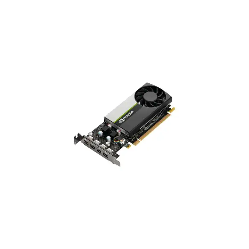 NVIDIA T1000 - Carte graphique - T1000 - 8 Go GDDR6 - PCIe 3.0 x16 profil bas - 4 x Mini Di... (900-5G172-2270-000)_1