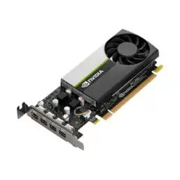 NVIDIA T1000 - Carte graphique - T1000 - 8 Go GDDR6 - PCIe 3.0 x16 profil bas - 4 x Mini Di... (900-5G172-2270-000)_1