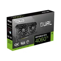 ASUS Dual GeForce RTX 4060 Ti EVO 16GB - OC Edition - carte graphique - GeForce RTX 4060 Ti - ... (90YV0JH8-M0NA00)_14